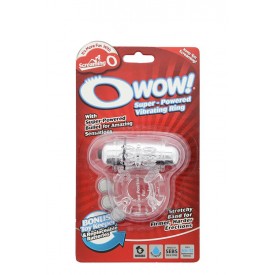 Прозрачное эрекционное виброкольцо OWOW CLEAR